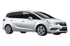 Car Hire Pontypool - Vauxhall Zafira 5 + 2 - Minibus hire Pontypool